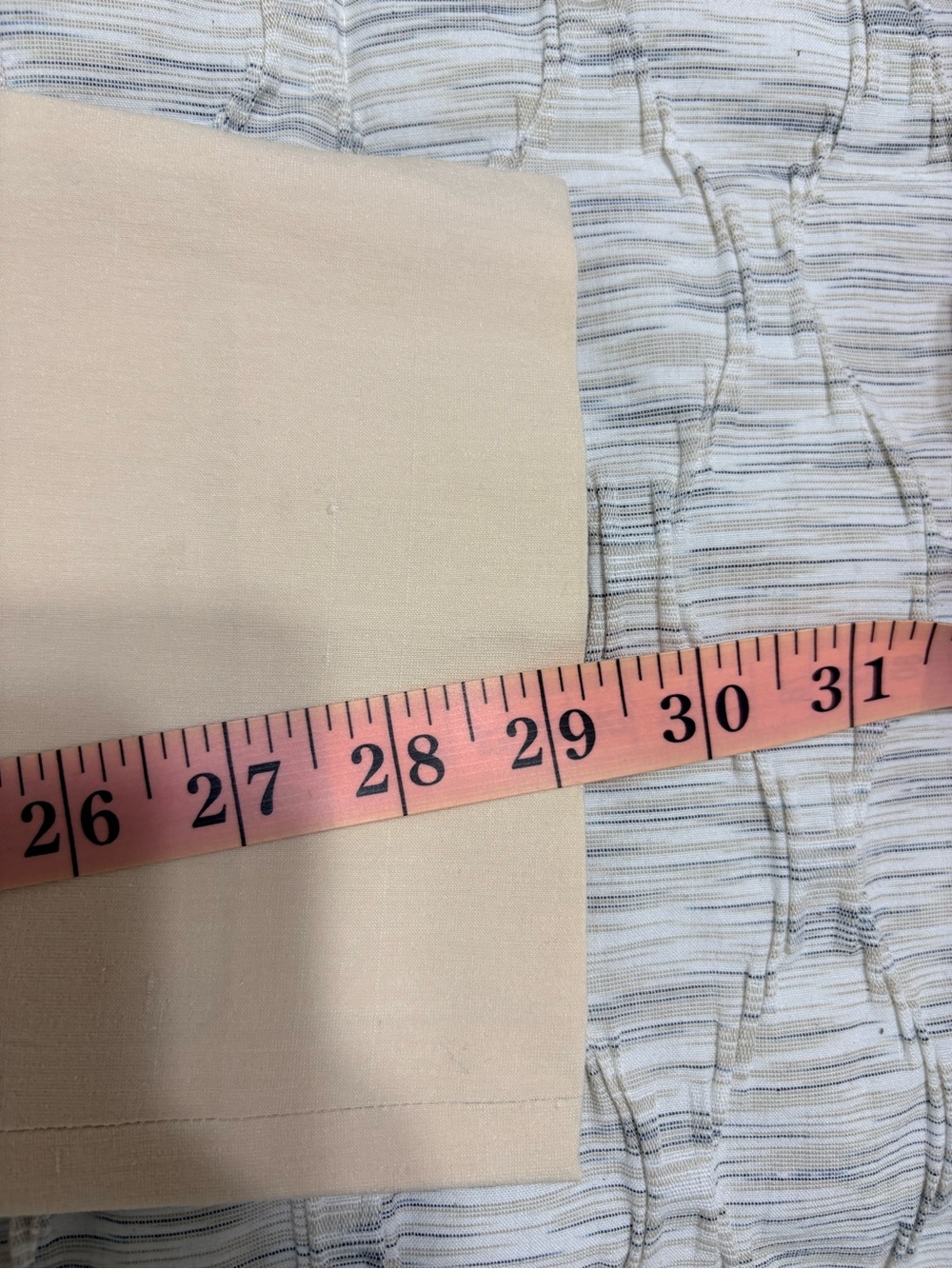 Leggiadro Classic Beige Side Zipper Cotton Silk Blend Quiet Luxury Pants Size 4 - Picture 14 of 14